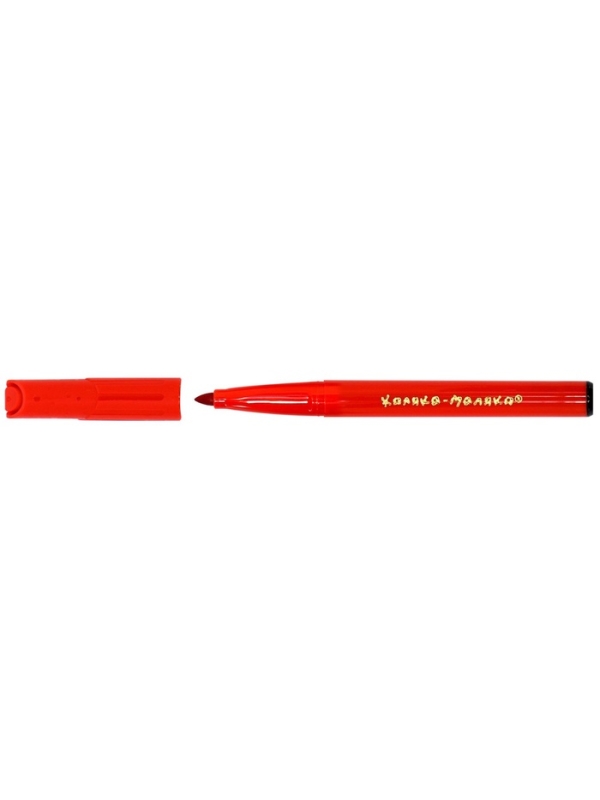 Фломастеры 12 цветов &laquo;Каляка-Маляка&raquo; утолщенные, суперсмываемые, круглые, блистер