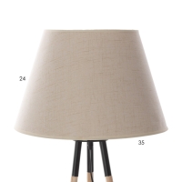 Торшер 19101/1 E27 40Вт черный