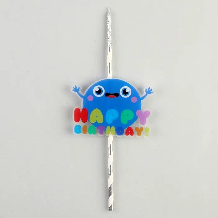 Свеча для торта &laquo;С днём рождения&raquo;, 25 см