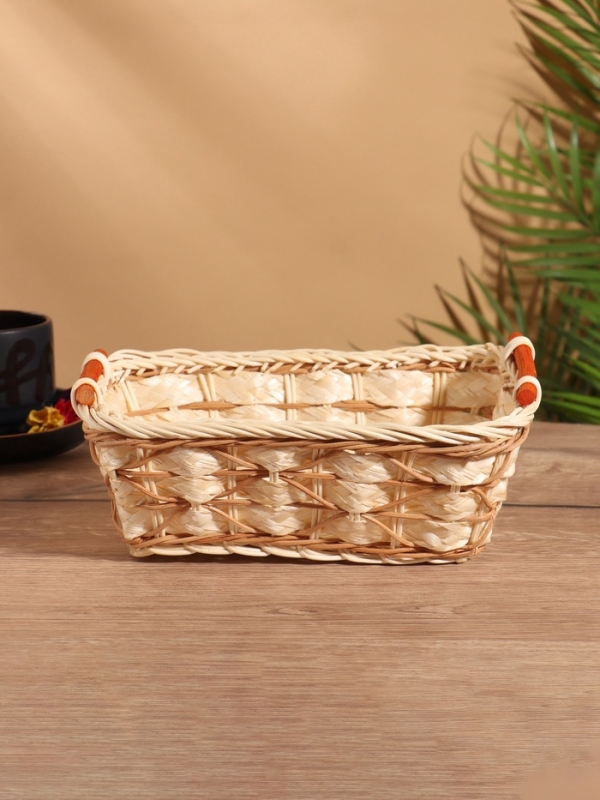 Корзина плетеная 23x17x9 см, ротанг