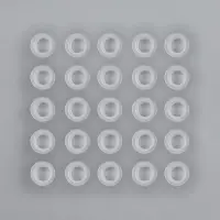 Колпачки для краски, d=10 мм, набор - 25 шт., прозрачные