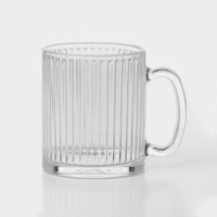 Кружка стеклянная &laquo;Вертикаль&raquo;, 320 мл