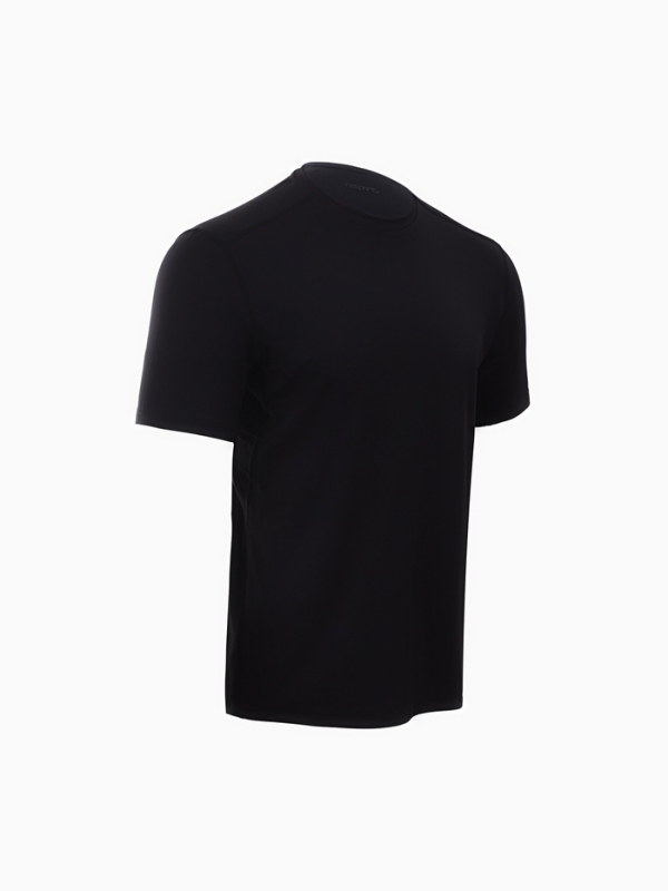 Футболка мужская Resport, р. 46, цвет чёрный, базовая, со вставками