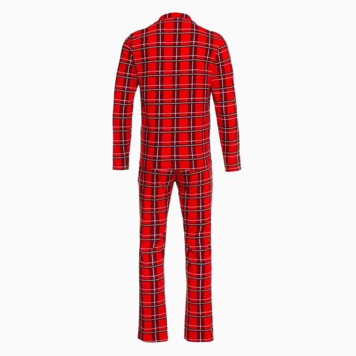 Пижама мужская KAFTAN "Клетка" размер 52