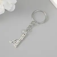 Брелок металл для творчества "Нефтяник" 1,5х2,5 см