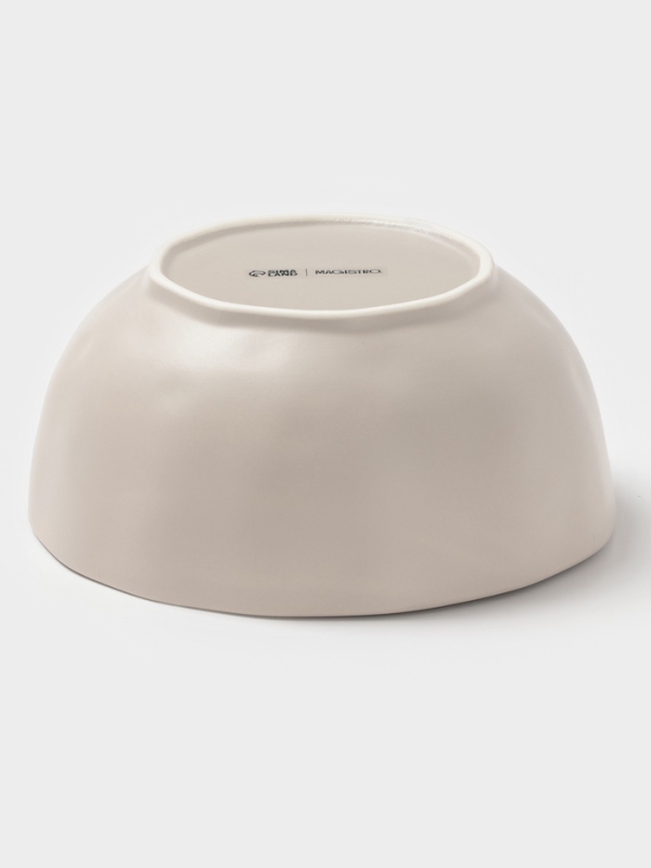 Салатник Magistro "Potter" 17см 17,4х8 цвет светло-серый