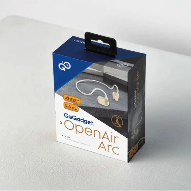 Беспроводные наушники OpenAir Arc, бежевые