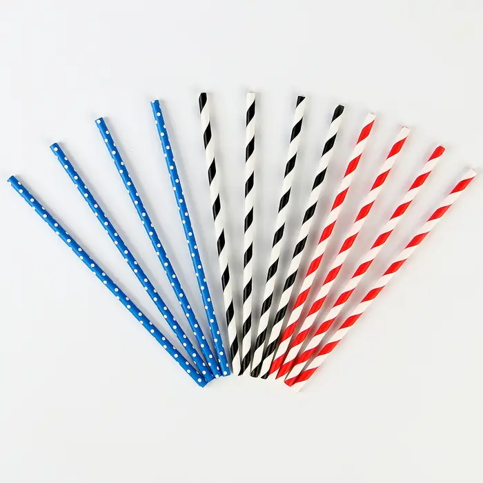 Трубочки бумажные 12 шт &laquo;Пати&raquo;