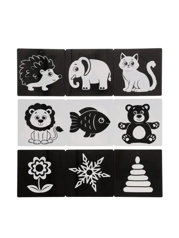 Набор картонных книжек-гармошек "Смотри, малыш!", 6 шт.