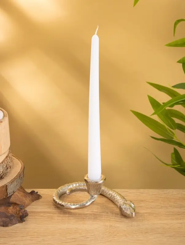 Подсвечник &laquo;Змейка&raquo;, 15&times;9.5&times;5 см, алюминий