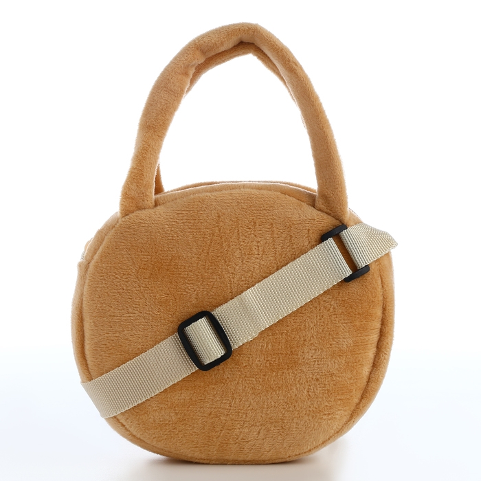 Сумка детская на молнии «Выбражулька», цвет коричневый Сумка детская на молнии «Выбражулька», цвет коричневый