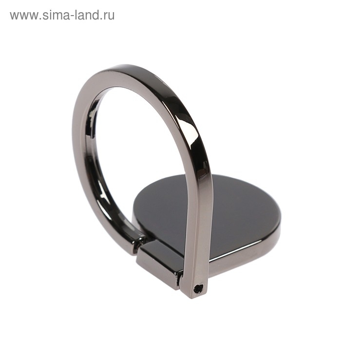 Держатель-подставка с кольцом для телефона LuazON, в форме Держатель-подставка с кольцом для телефона LuazON, в форме "Капли воды", серый