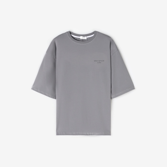 Футболка мужская MIST "Break", серый, размер 54