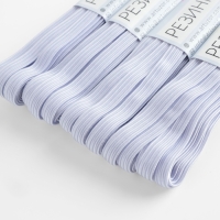 Резинки бельевые, 6 мм, 5,5 &plusmn; 0,5 м, 4 шт, цвет белый