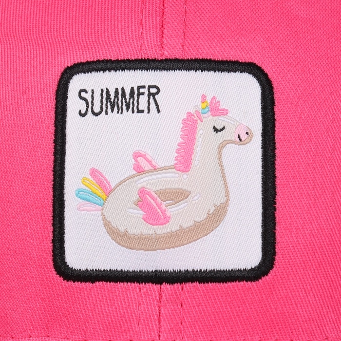 Кепка детская Summer, цвет розовый, р-р 52-54, 5-7 лет