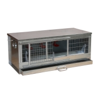 Брудер для цыплят, 100 &times; 40 &times; 45 см, с поддоном, кормушкой и поилкой, металлический