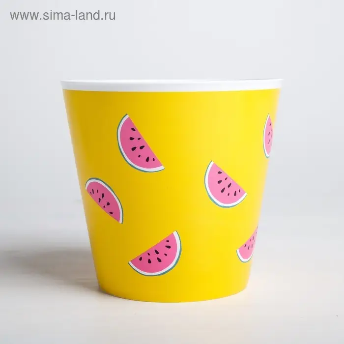 Набор кашпо для цветов 3 в 1 &laquo;Фрукты&raquo;, 0,8 л, 11 х 12 см