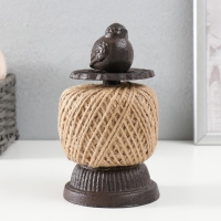 Сувенир катушка для ниток чугун "Птенчик" 8,5х8,5х16 см