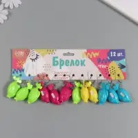 Фонарик свет на кольце "Рыбка"светит  МИКС 5х1,7х3 см