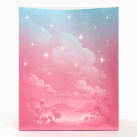 Набор крафтовых пакетов со стикерами, Коты Аристократы, 18х22х12 см