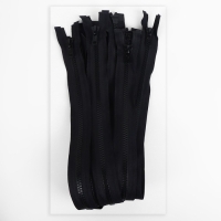 Молния &laquo;Трактор&raquo;, №8, разъёмная, 2 бегунка, замки автомат, 65 см, цвет чёрный, цена за 1 штуку