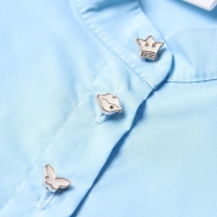 Платье для девочки MINAKU: Cotton collection цвет голубой, р-р 116 Платье для девочки MINAKU: Cotton collection цвет голубой, р-р 116