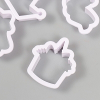 Каттеры для полимерной глины "Единороги и облака" набор 8 шт