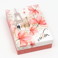 Подарочная коробка "Люби", 21 х 15 х 5,7 см