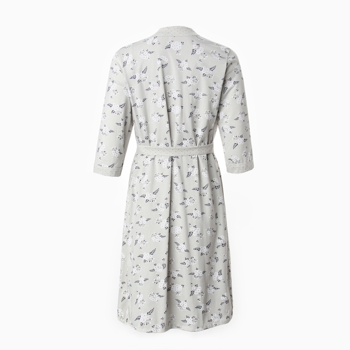 Комплект женский для беременных (сорочка/халат), цвет серый, размер 50 Комплект женский для беременных (сорочка/халат), цвет серый, размер 50