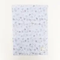 Бумага упаковочная тишью, &laquo;Сердечки&raquo;, 50 см &times; 70 см 17 грамм, белая