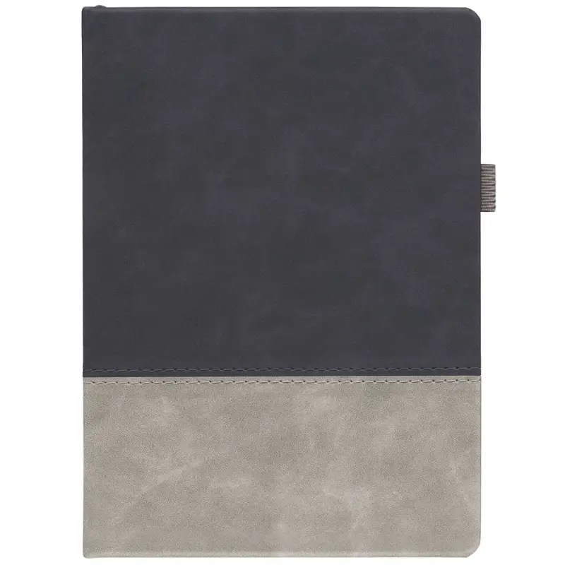 Ежедневник Horizon, недатированный, серый с черным