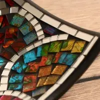 Тарелка декоративная 20х20х5 см, керамика