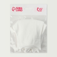 Перчатки хлопковые пара р-р S бел пакет QF