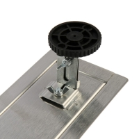 Трап ZEIN engr, c флaнцeм свободного вращ 360&deg;, 7*60 см, d=40/50 мм, нерж сталь, сатин