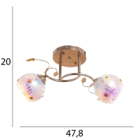 Люстра "Арден" 2х40Вт Е27 Золото МОДЕЛЬ: 2600551 Люстра "Арден" 2х40Вт Е27 Золото МОДЕЛЬ: 2600551