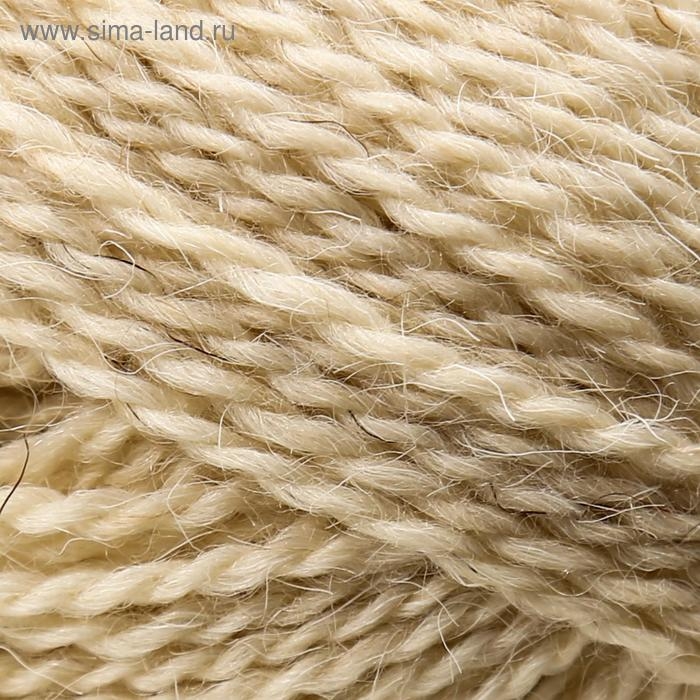 Пряжа для вязания спицами, крючком &laquo;Пехорский текстиль. Овечья шерсть&raquo;, 100% шерсть, 200 м/100 г, (166 суровый)