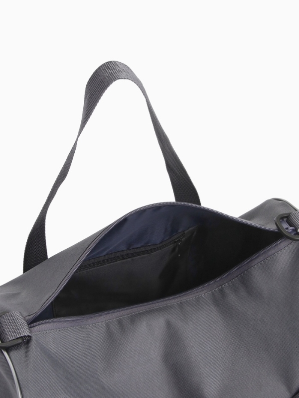 Сумка спортивная женская, TEXTURA, маленький размер, цвет серый