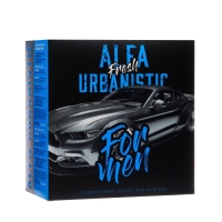 Подарочный набор косметики мужской"Alfa Urbanistic Fresh": гель для бритья, 150 мл + гель после бритья, 150 мл