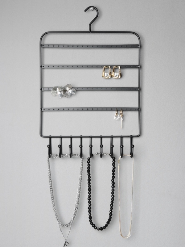 Органайзер для украшений "Вешалка", 37*25*5см, цвет чёрный
