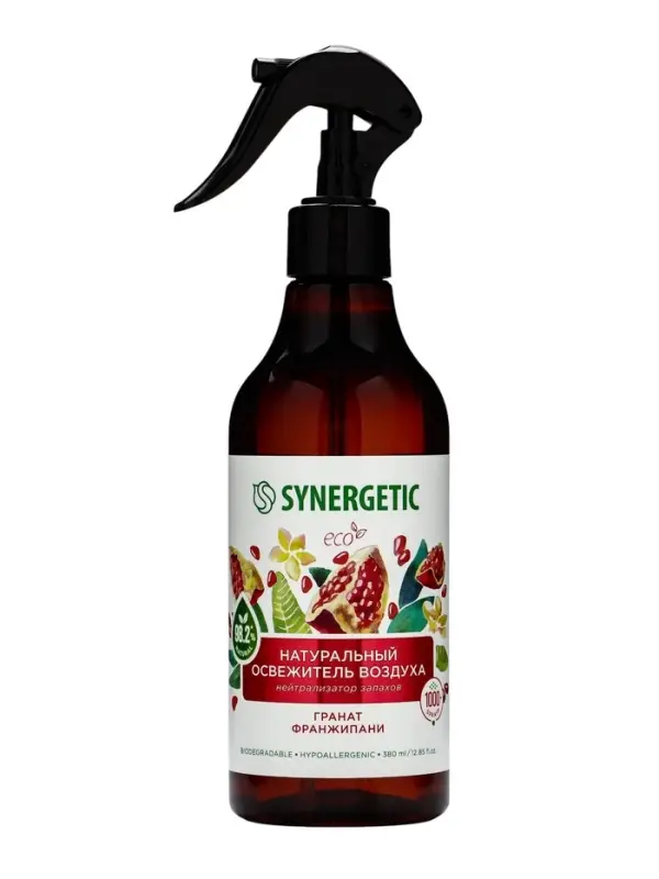 Освежитель воздуха Synergetic &laquo;Гранат и франжипани&raquo;, 380 мл