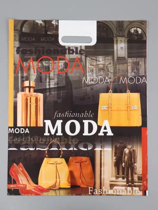 Пакет "Прада, полиэтиленовый с вырубной ручкой 41х51 см, 80 мкм