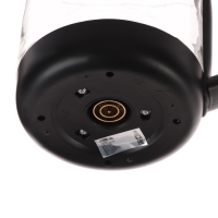 Чайник электрический Luazon LSK-1801, стекло, 1,8 л, 1500-1800 Вт, подсветка, черный Чайник электрический Luazon LSK-1801, стекло, 1,8 л, 1500-1800 Вт, подсветка, черный