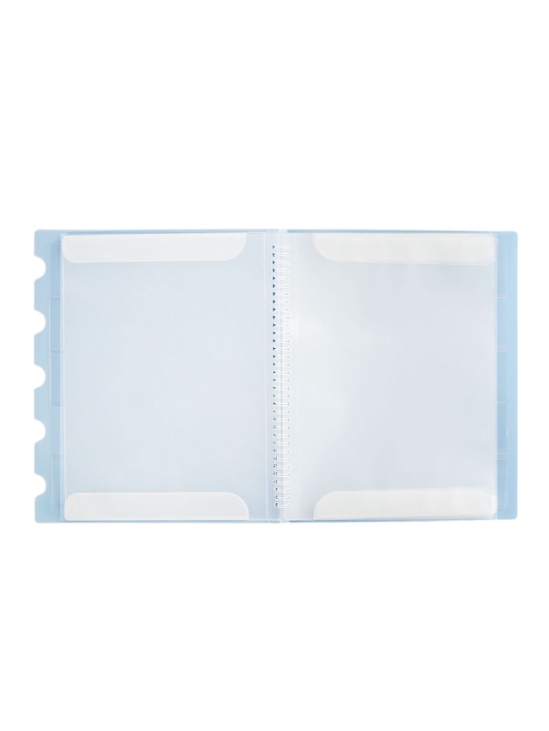 Нотная папка - 30 файлов 60 листов голубая