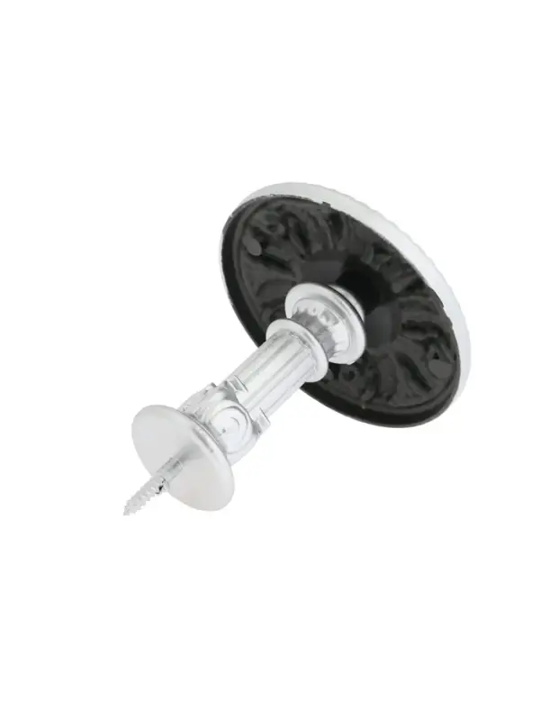 Крючок для штор CAPPIO KS031, d=95 мм, цвет серебро, 2 шт