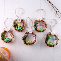 Декор &laquo;Пасхальный венок&raquo; МИКС