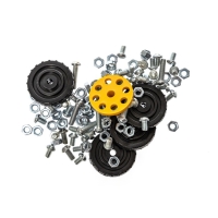 Конструктор металлический №7 для уроков труда, 148 деталей Конструктор металлический №7 для уроков труда, 148 деталей