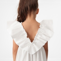 Платье детское KAFTAN «Бабочка», р. 30 (98-104), белый Платье детское KAFTAN «Бабочка», р. 30 (98-104), белый