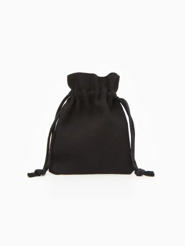 Мешочек подарочный &laquo;Хлопок&raquo;, 7&times;9 см, чёрный