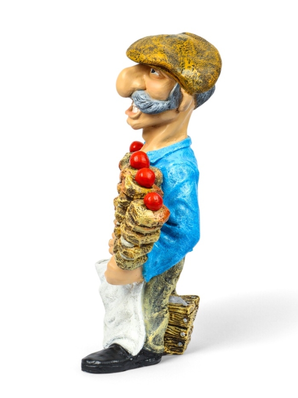 Садовая фигура из полистоуна &laquo;Шашлычник&raquo;, 60&times;29&times;40 см