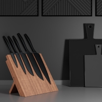 Держатель для ножей магнитный Magistro Tropic, 22&times;24 см, акация